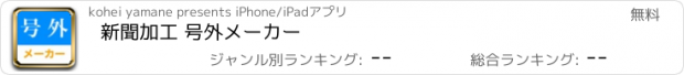 おすすめアプリ 新聞加工 号外メーカー