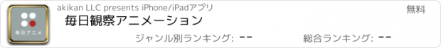 おすすめアプリ 毎日観察アニメーション