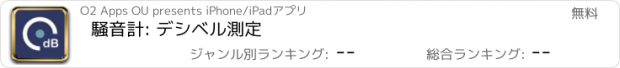 おすすめアプリ 騒音計: デシベル測定