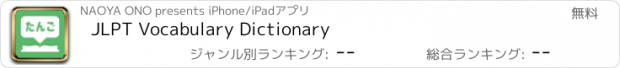 おすすめアプリ JLPT Vocabulary Dictionary