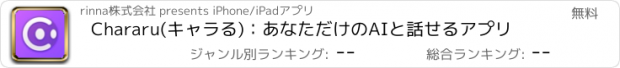 おすすめアプリ Chararu(キャラる)：あなただけのAIと話せるアプリ