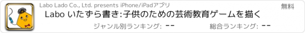 おすすめアプリ Labo いたずら書き:子供のための芸術教育ゲームを描く