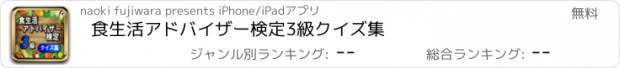 おすすめアプリ 食生活アドバイザー検定3級クイズ集