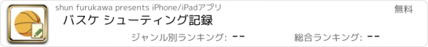 おすすめアプリ バスケ シューティング記録