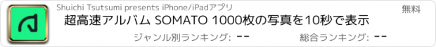 おすすめアプリ 超高速アルバム SOMATO 1000枚の写真を10秒で表示