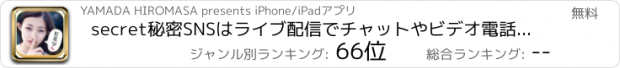 おすすめアプリ secret秘密SNSはライブ配信でチャットやビデオ電話可能