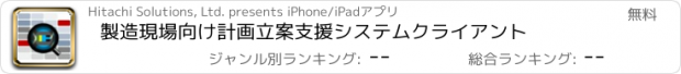 おすすめアプリ 製造現場向け計画立案支援システム　クライアント