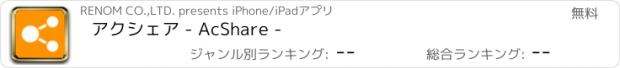 おすすめアプリ アクシェア - AcShare -