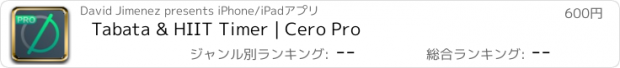 おすすめアプリ Tabata & HIIT Timer | Cero Pro