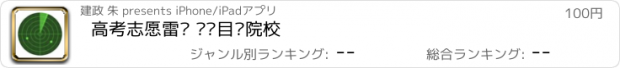 おすすめアプリ 高考志愿雷达 发现目标院校