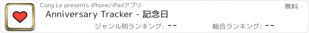 おすすめアプリ Anniversary Tracker - 記念日