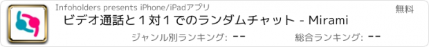 おすすめアプリ ビデオ通話と１対１でのランダムチャット - Mirami