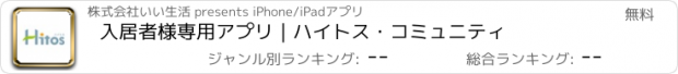 おすすめアプリ 入居者様専用アプリ　｜　ハイトス・コミュニティ