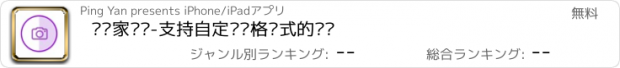 おすすめアプリ 艺术家滤镜-支持自定义风格样式的滤镜