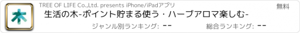 おすすめアプリ 生活の木-ポイント貯まる使う・ハーブアロマ楽しむ-
