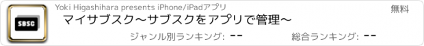 おすすめアプリ マイサブスク〜サブスクをアプリで管理〜