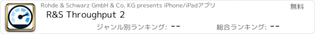 おすすめアプリ R&S Throughput 2