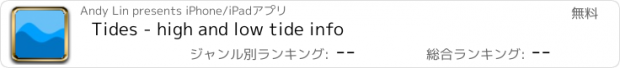 おすすめアプリ Tides - high and low tide info