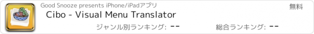 おすすめアプリ Cibo - Visual Menu Translator