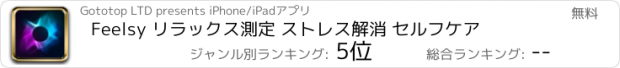 おすすめアプリ Feelsy リラックス測定 ストレス解消 セルフケア