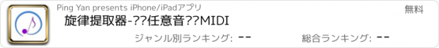 おすすめアプリ 旋律提取器-转换任意音乐为MIDI