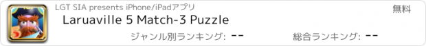 おすすめアプリ Laruaville 5 Match-3 Puzzle