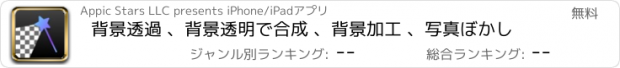 おすすめアプリ 背景透過 、背景透明で合成 、背景加工 、写真ぼかし