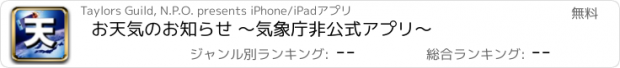 おすすめアプリ お天気のお知らせ ～気象庁非公式アプリ～