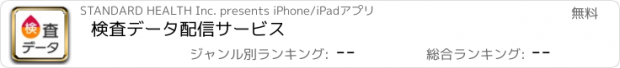 おすすめアプリ 検査データ配信サービス