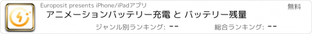 おすすめアプリ アニメーションバッテリー充電 と バッテリー残量