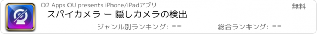 おすすめアプリ スパイカメラ ー 隠しカメラの検出