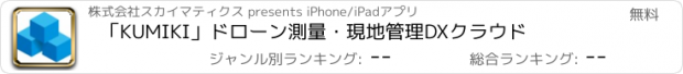 おすすめアプリ 「KUMIKI」ドローン測量・現地管理DXクラウド