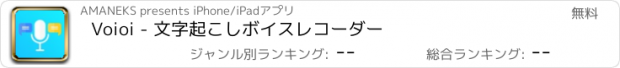 おすすめアプリ Voioi - 文字起こしボイスレコーダー