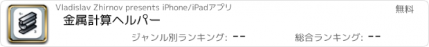 おすすめアプリ 金属計算ヘルパー