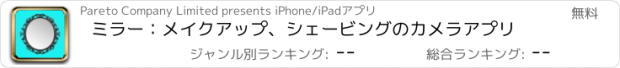 おすすめアプリ ミラー：メイクアップ、シェービングのカメラアプリ