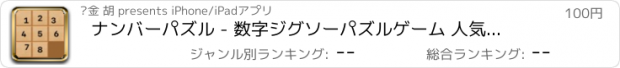 おすすめアプリ ナンバーパズル - 数字ジグソーパズルゲーム 人気ゲーム