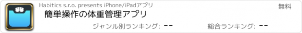 おすすめアプリ 簡単操作の体重管理アプリ