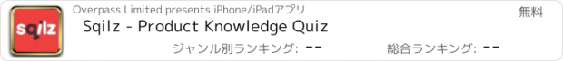 おすすめアプリ Sqilz - Product Knowledge Quiz