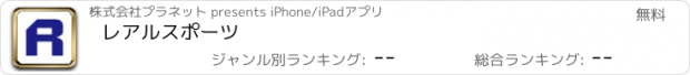 おすすめアプリ レアルスポーツ