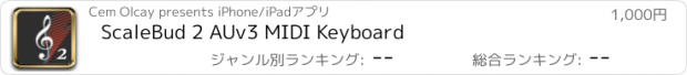 おすすめアプリ ScaleBud 2 AUv3 MIDI Keyboard