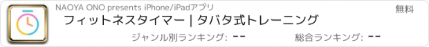 おすすめアプリ フィットネスタイマー | タバタ式トレーニング