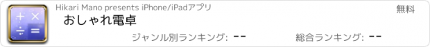 おすすめアプリ おしゃれ電卓