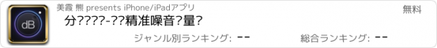 おすすめアプリ 分贝测试仪-专业精准噪音测量仪