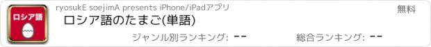 おすすめアプリ ロシア語のたまご(単語)