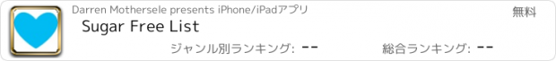 おすすめアプリ Sugar Free List