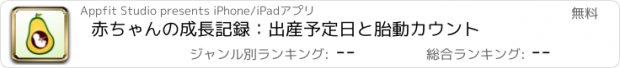 おすすめアプリ 赤ちゃんの成長記録：出産予定日と胎動カウント