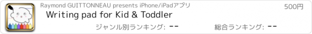 おすすめアプリ Writing pad for Kid & Toddler