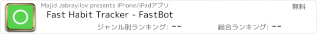 おすすめアプリ Fast Habit Tracker - FastBot