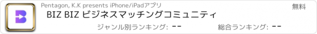 おすすめアプリ BIZ BIZ ビジネスマッチングコミュニティ