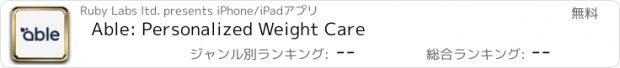 おすすめアプリ Able: Personalized Weight Care